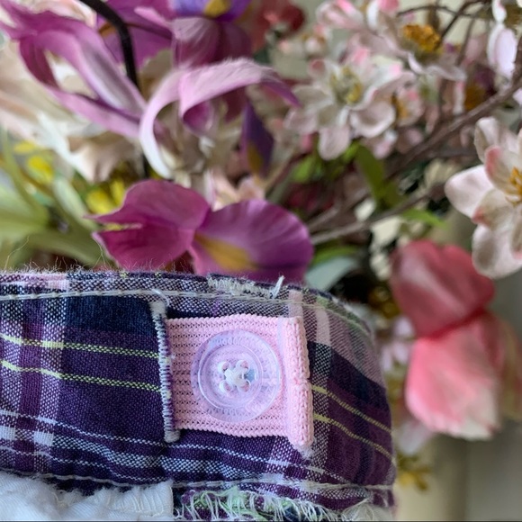 •Old Navy• Girl’s Plaid Madras Mini Skirt-Size 16 - Picture 7 of 10